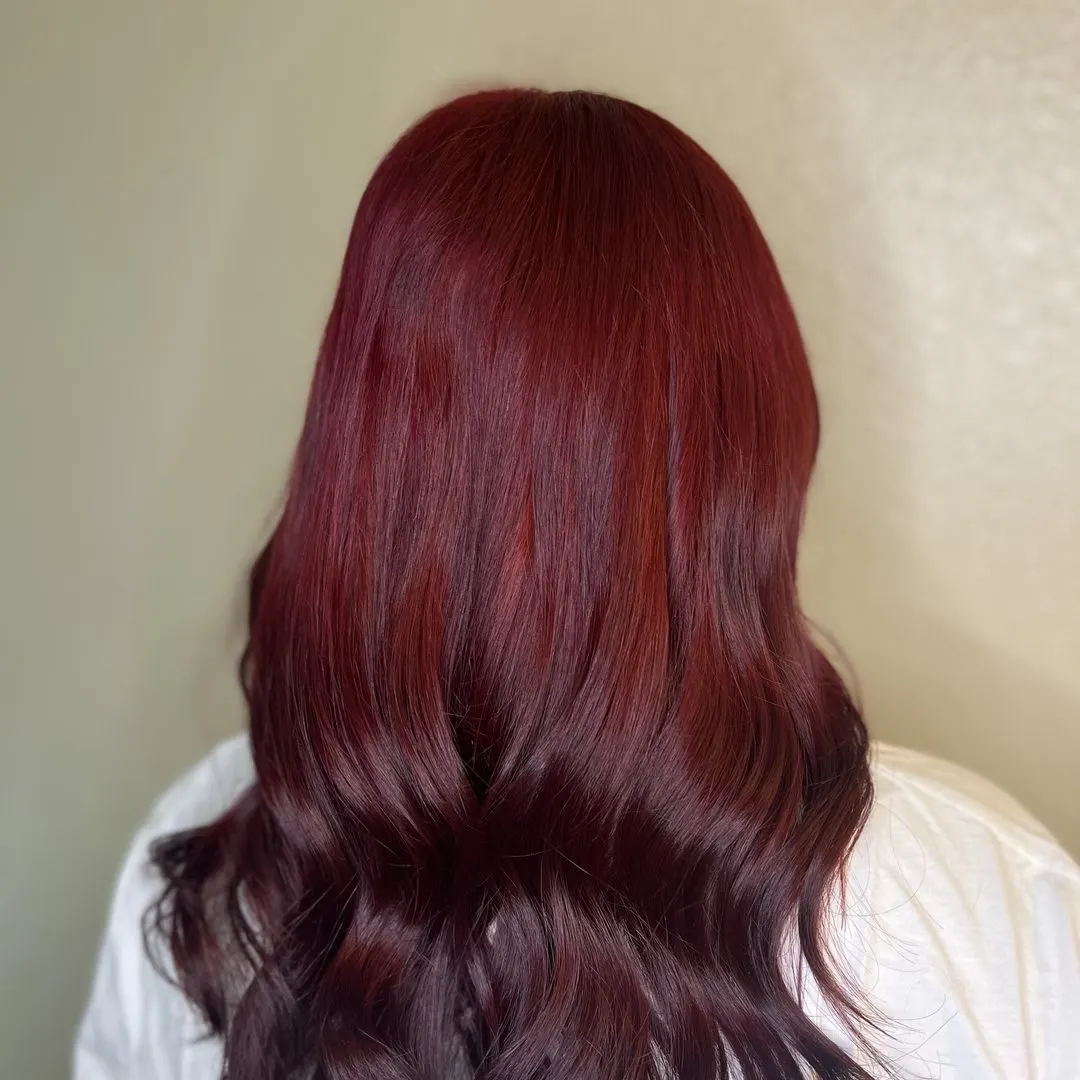 Rich red hair color by Ash-Tree Beauty Salon