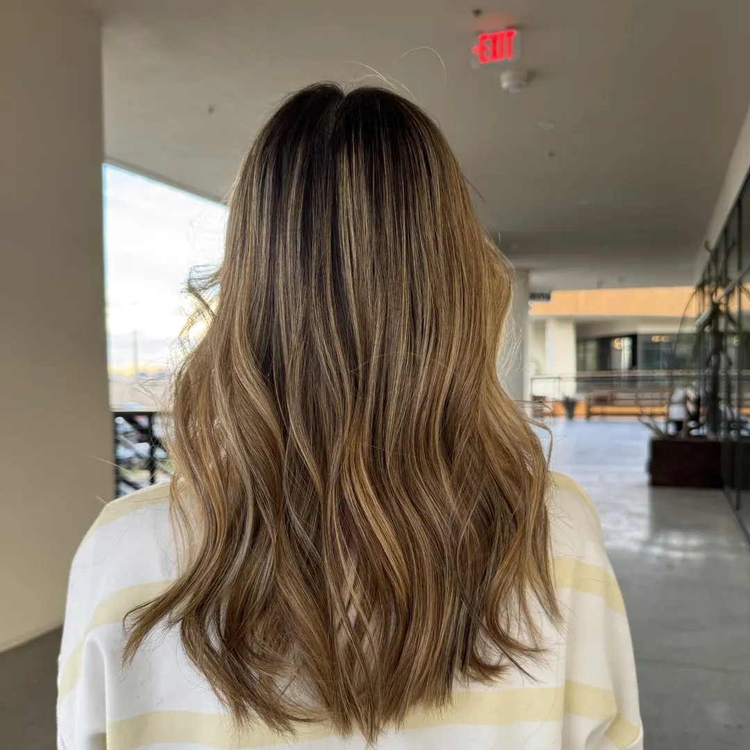 Balayage and waves by Ash-Tree Beauty Salon Las Vegas